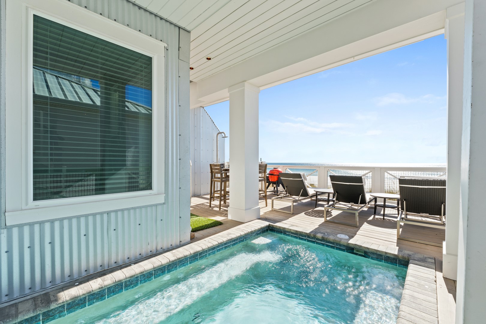 Private Plunge Pool with Gulf Views